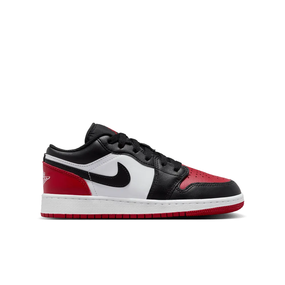 Air Jordan 1 Low GS Bred Toe 2.0