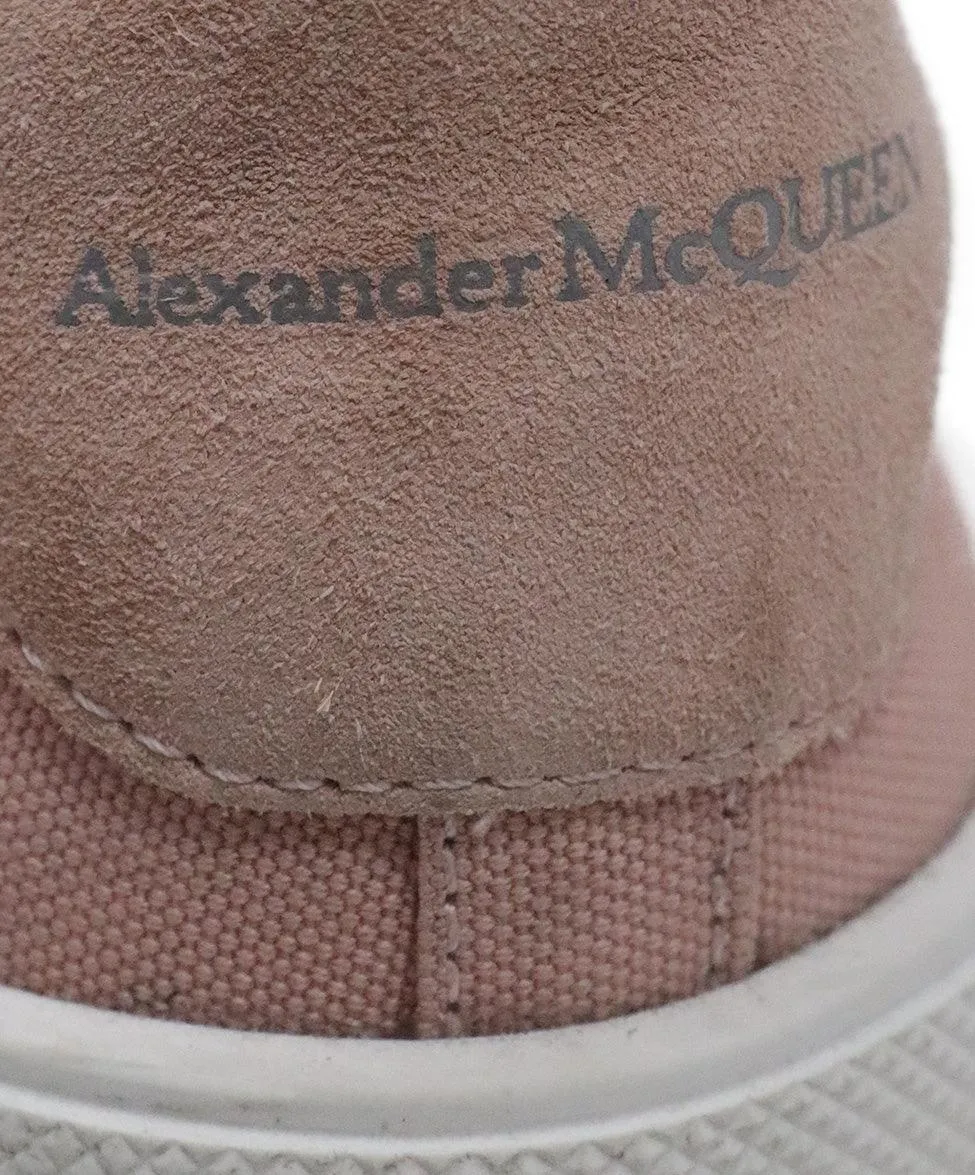 Alexander McQueen Canvas Pink Sneakers sz 7.5