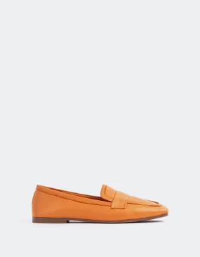 Brescia Orange Leather