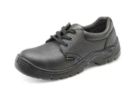 Dual Density Cheap Safety Shoe Steel Toe with Midsole Black S1P -Beeswift Cddsms