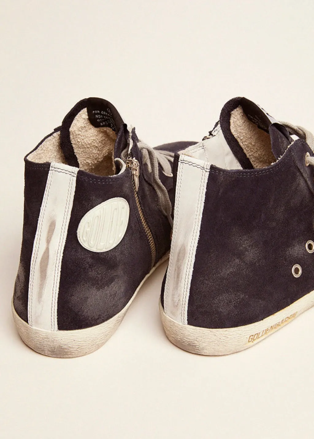 Golden Goose Deluxe Brand Francy Nightblue Suede Sneakers