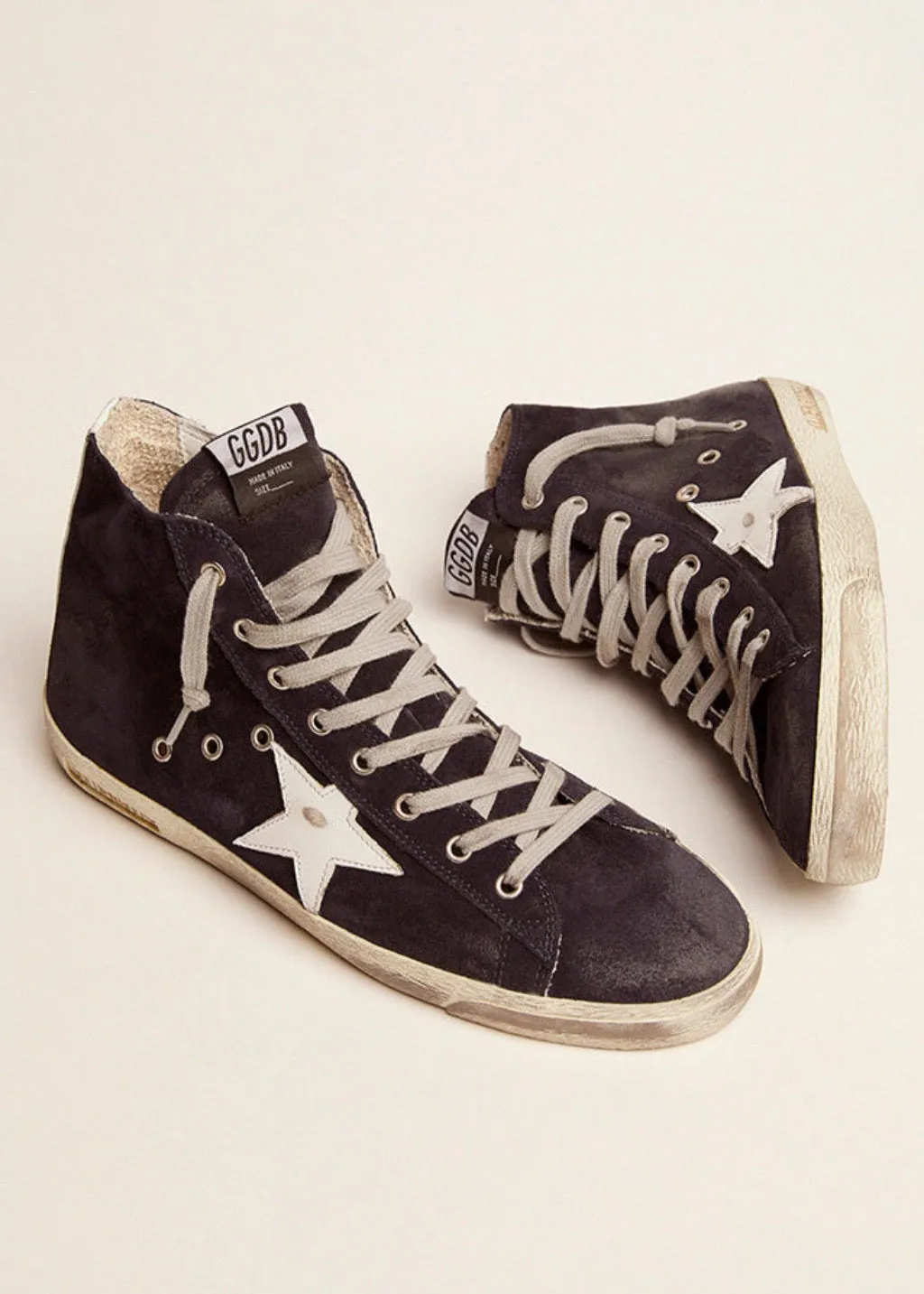 Golden Goose Deluxe Brand Francy Nightblue Suede Sneakers