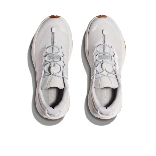 Optimized HOKA Womens Transport Sneakers in Crisp White - Lightweight, Comfortable Footwear for Active Lifestyles