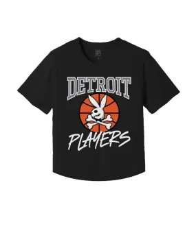 Ink Detroit Players Kinda Cropped T-Shirt - Black