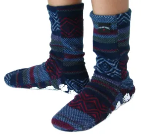 Kids' Nonskid Fleece Socks - Nordic