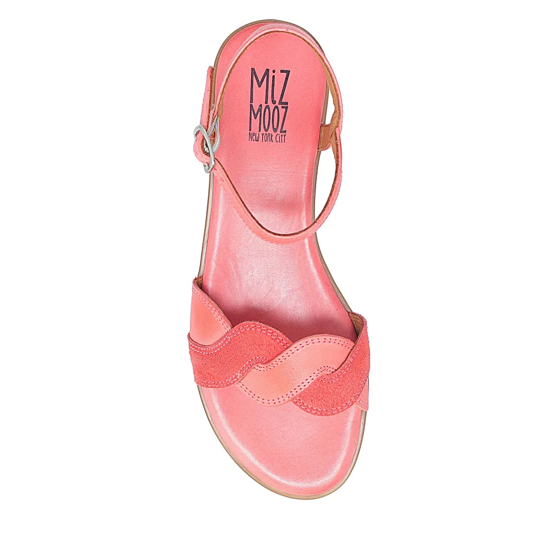 Miz Mooz Lakelyn Sandal in Azalea Leather