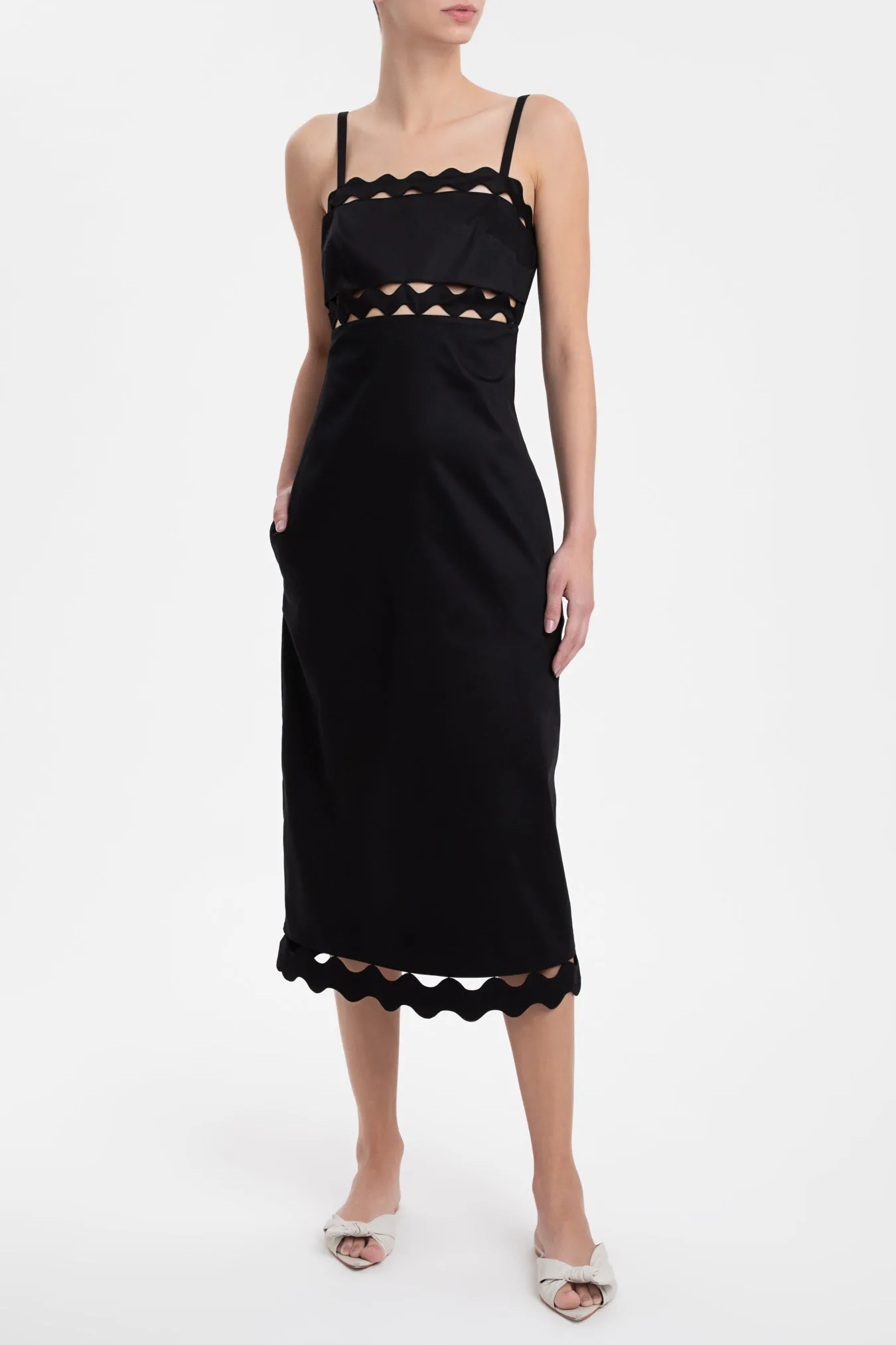 Moves Midi Dress With Straps