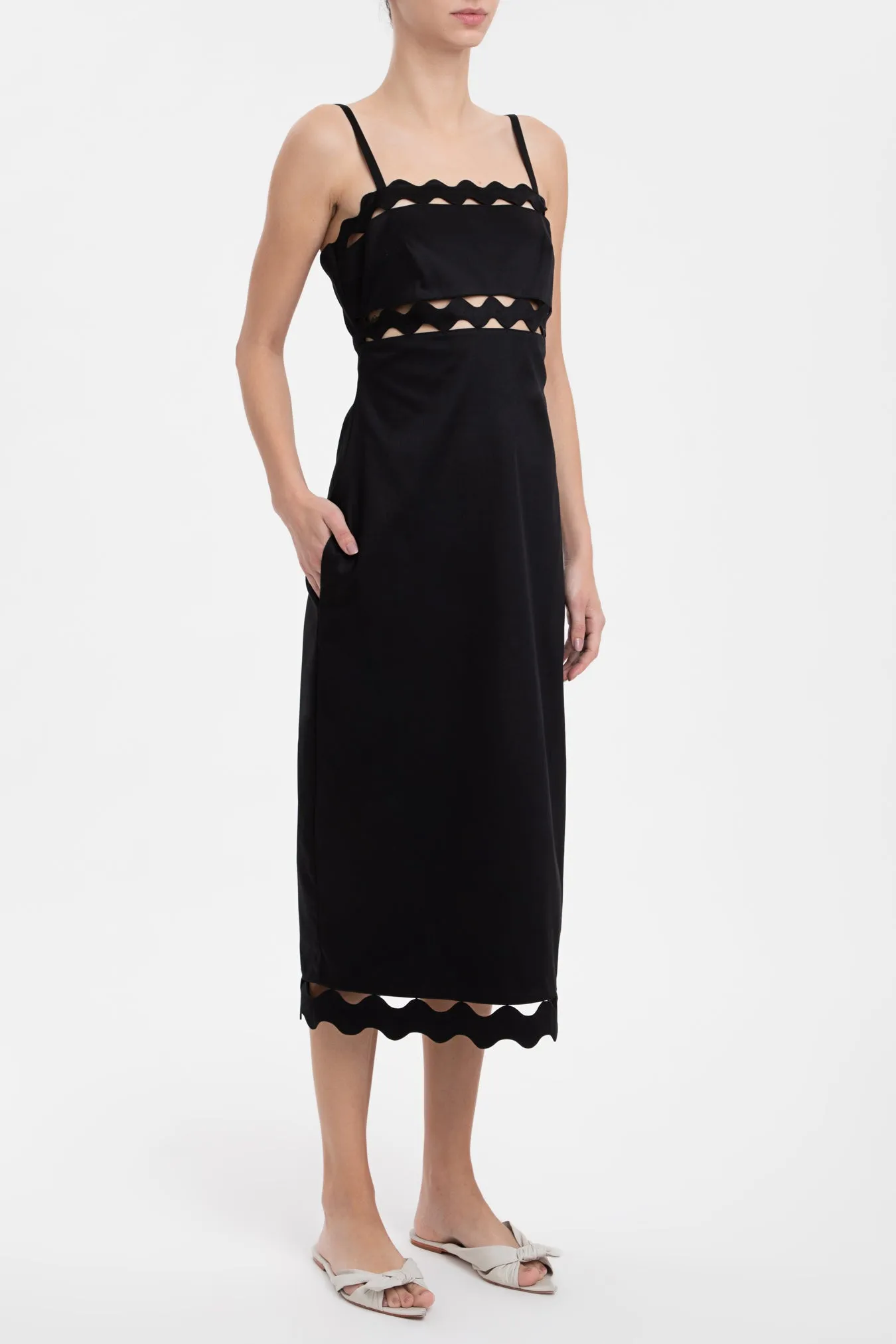 Moves Midi Dress With Straps