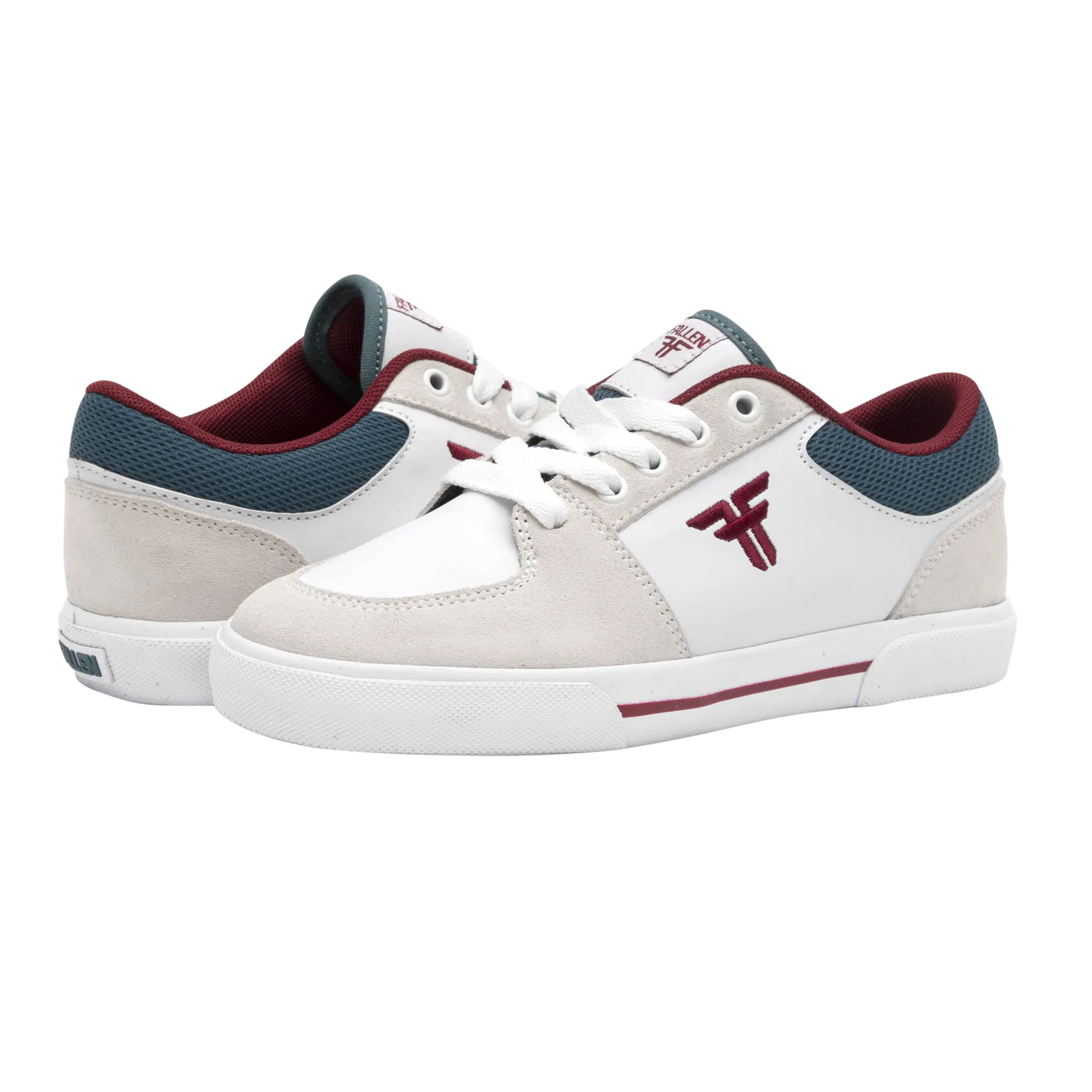 PATRIOT KIDS WHITE/TEAL/BURGUNDY - VULC