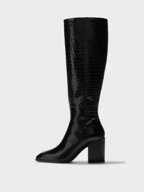 Teresa Leather Knee-High Boots