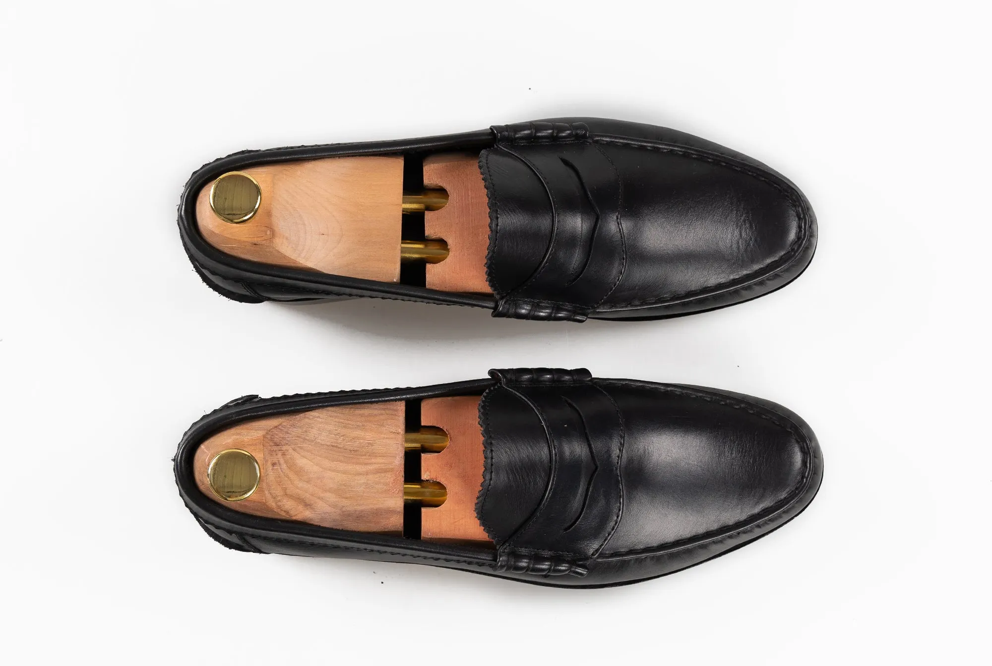 The Grand Penny Loafers - Black Noir