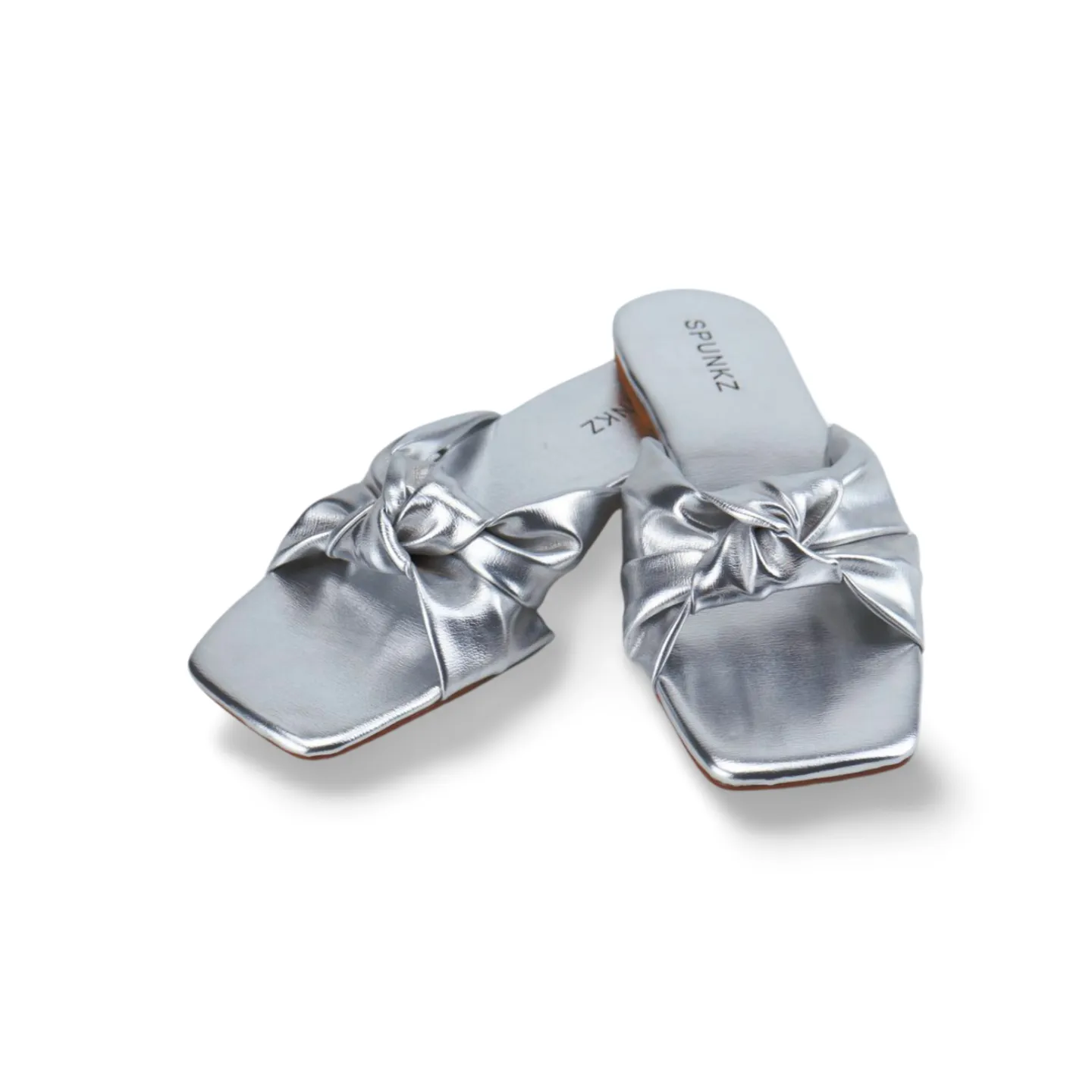 Women's Dress Flat Sandals with Side Bow Knot