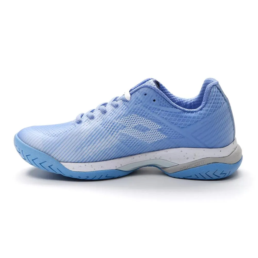 Women's Mirage 300 3rd Speed Tennis Shoes Chambray Blue and All White